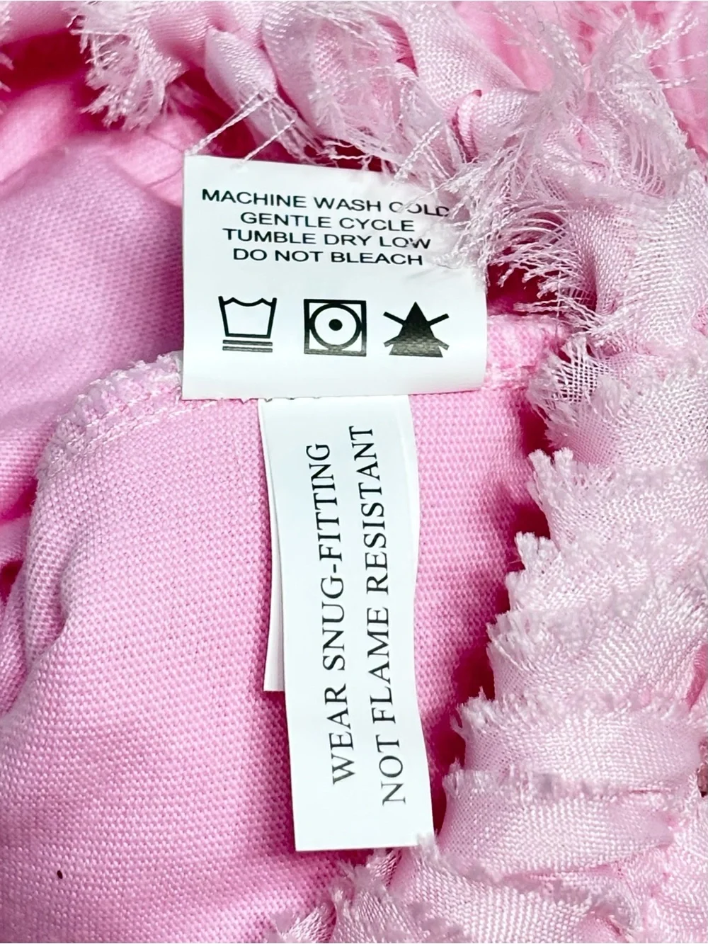 NWOT Mudpie Fancy Pink Ruffle Short Sleeve Sleeper Gown Take Me Home Sack 3-6M